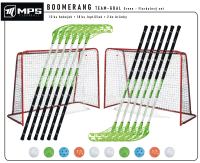 MPS florbalov set BOOMERANG TEAM-GOAL green