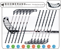 Florbalov set MPS BOOMERANG Black
