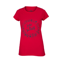NORTHFINDER dámske outdoorové tričko KYNDAL - červené
