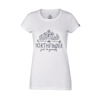 NORTHFINDER dmske travel triko MARA - biele