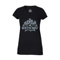 NORTHFINDER dámske travel tričko MARA - čierne