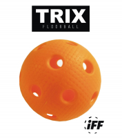 Florbalová loptička TRIX - oranžová