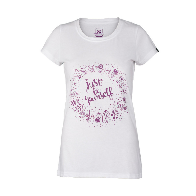 NORTHFINDER dámske outdoorové tričko KYNDAL - biele