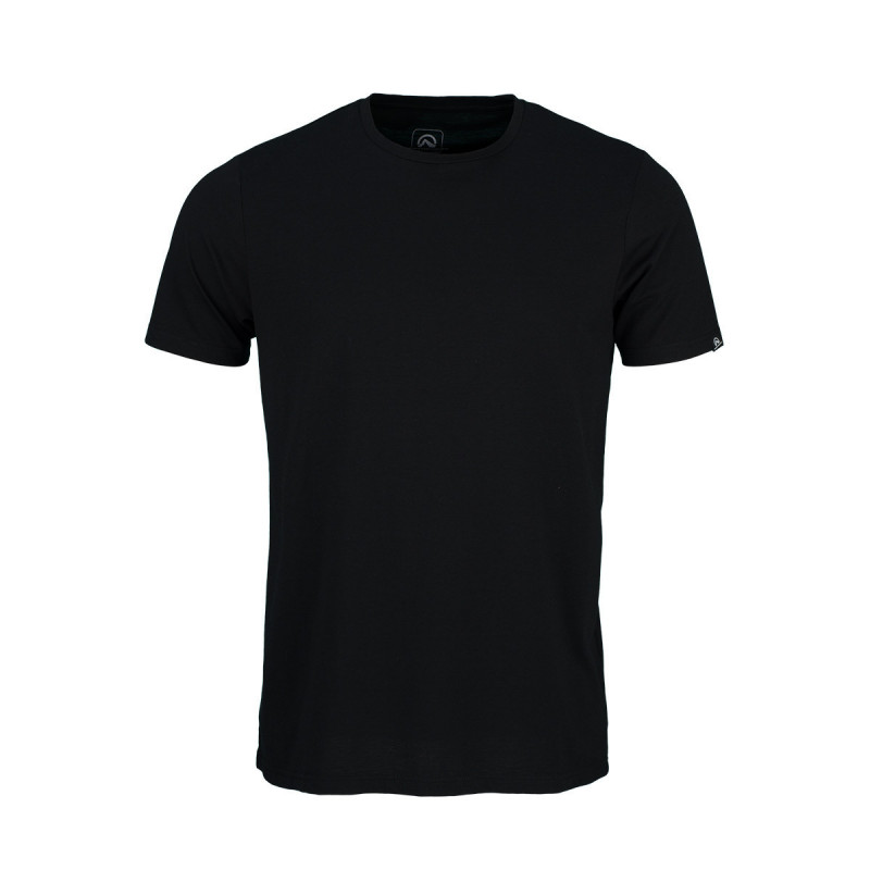 NORTHFINDER pánske aktívne tričko bavlnený štýl DEWOS - čierne